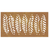 Garden Wall Decoration 105x55 cm Corten Steel Leaf Design