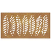 Garden Wall Decoration 105x55 cm Corten Steel Leaf Design