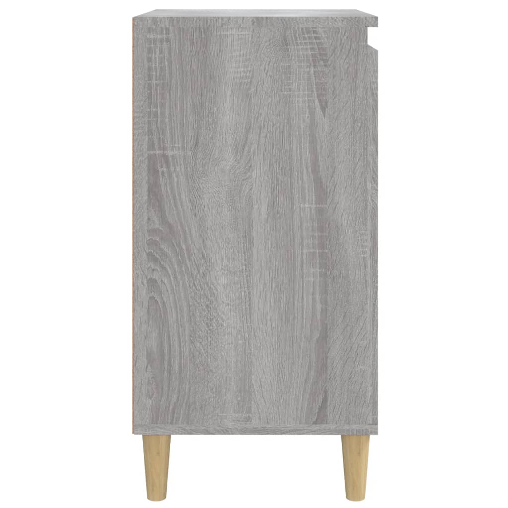 Bedside Cabinet Grey Sonoma 40x35x70 cm Engineered Wood