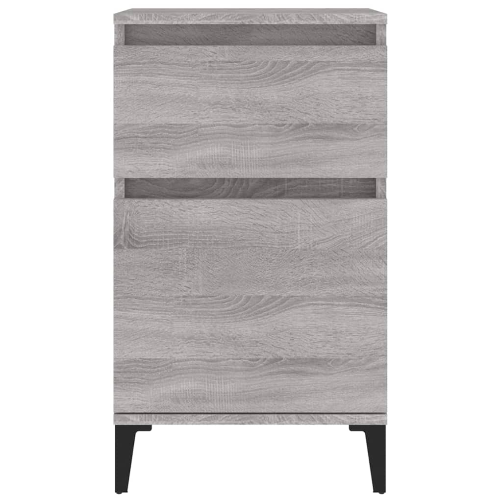 Bedside Cabinet Grey Sonoma 40x35x70 cm