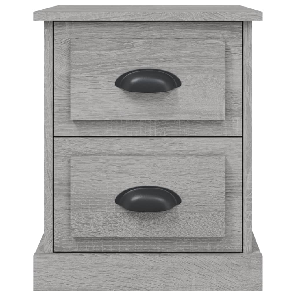 Bedside Cabinet Grey Sonoma 39x39x47.5 cm Engineered Wood