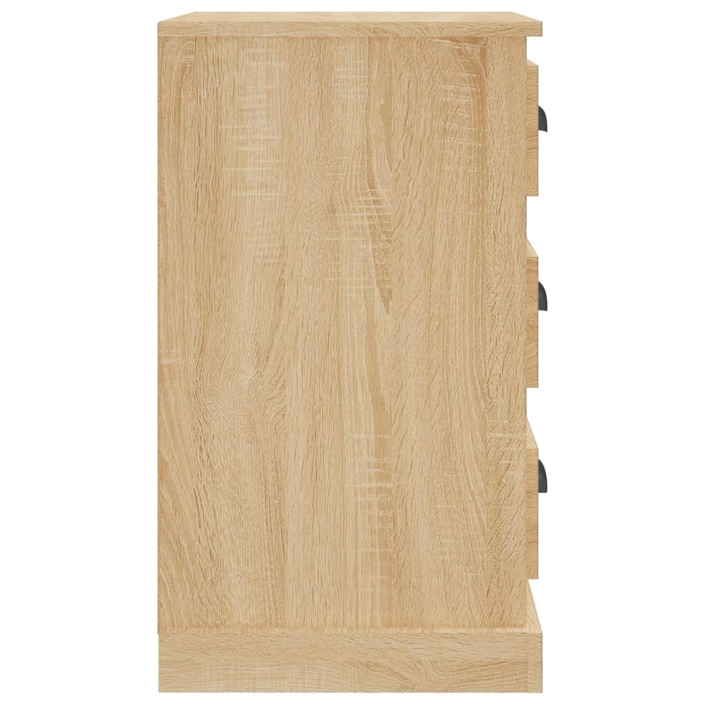 Bedside Cabinet Sonoma Oak 39x39x67 cm Engineered Wood