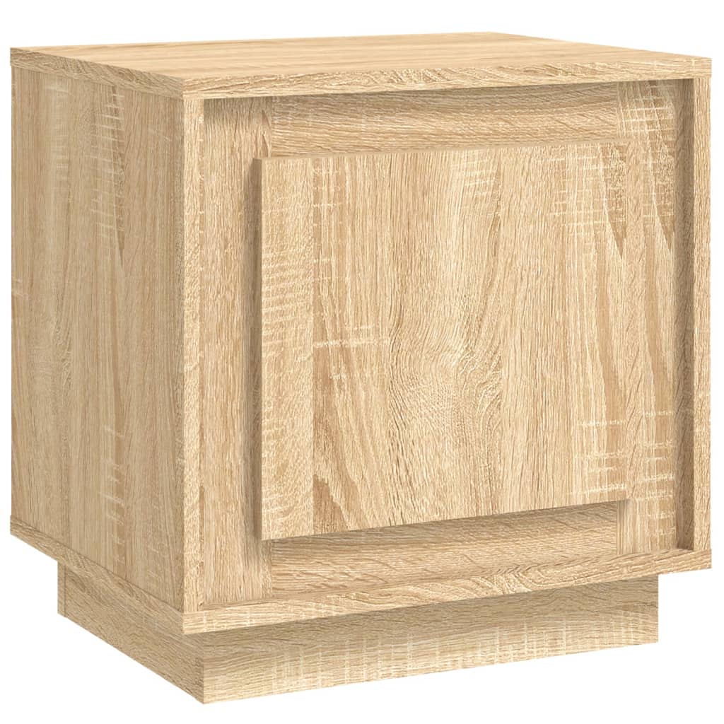 Bedside Cabinet Sonoma Oak 44x35x45 cm Engineered Wood