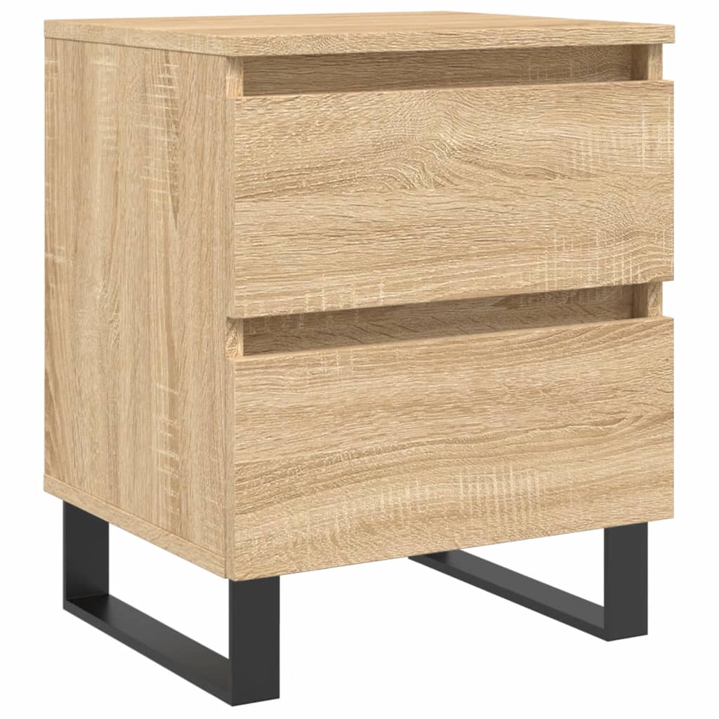Bedside Cabinet Sonoma Oak 40x35x50 cm Engineered Wood
