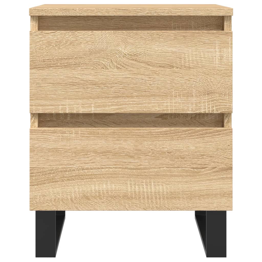 Bedside Cabinet Sonoma Oak 40x35x50 cm Engineered Wood