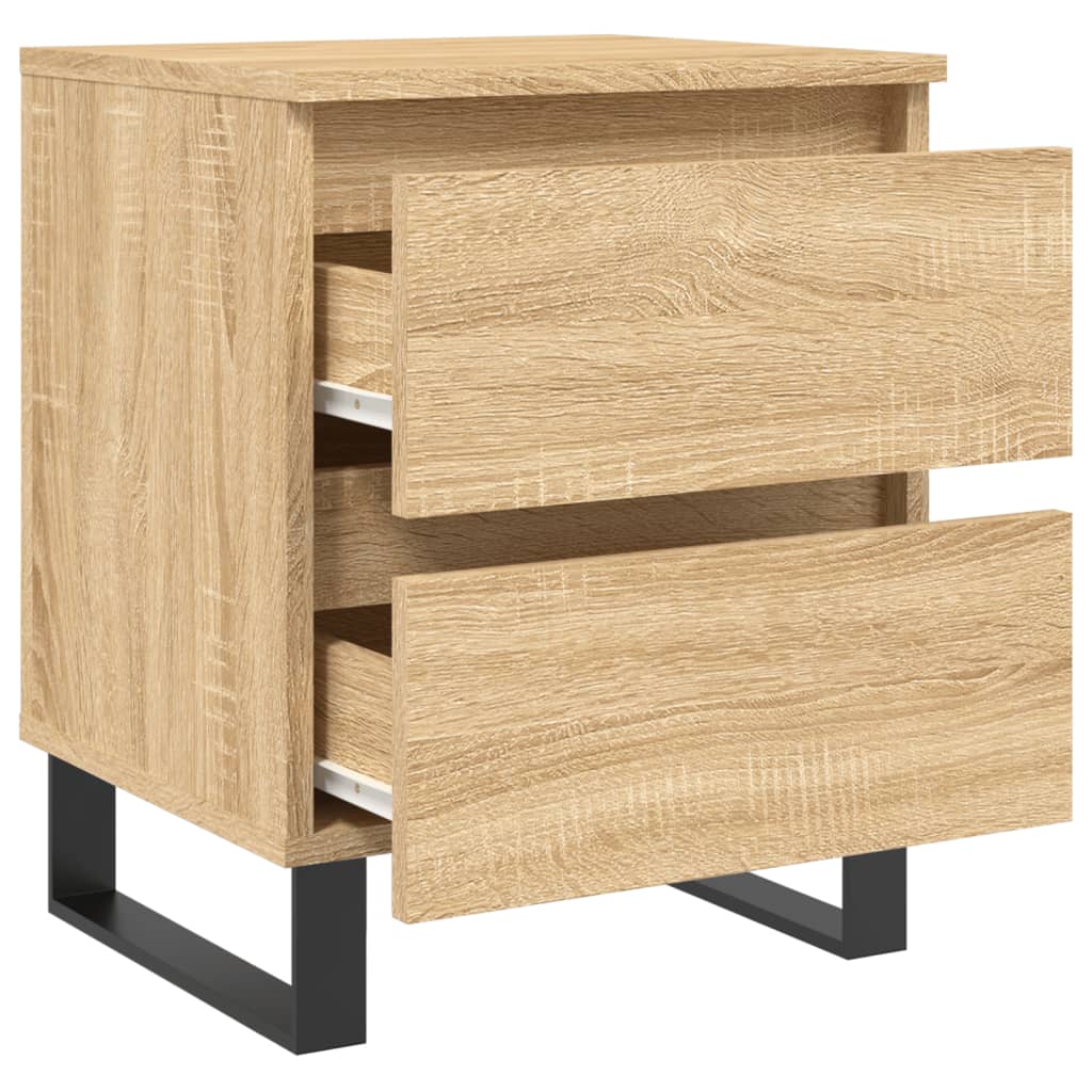 Bedside Cabinet Sonoma Oak 40x35x50 cm Engineered Wood