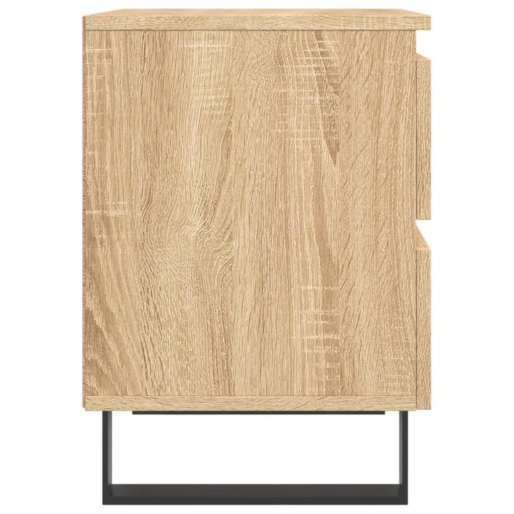 Bedside Cabinet Sonoma Oak 40x35x50 cm Engineered Wood