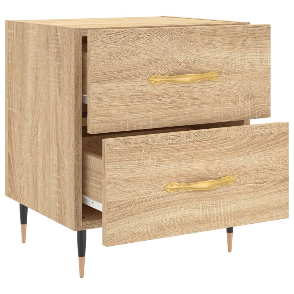 Bedside Cabinet Sonoma Oak 40x35x47.5 cm Engineered Wood