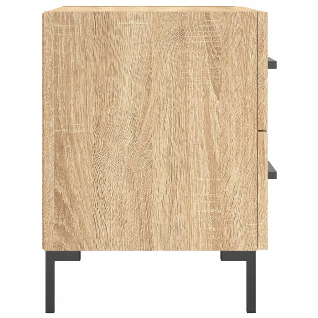 Bedside Cabinet Sonoma Oak 40x35x47.5 cm Engineered Wood