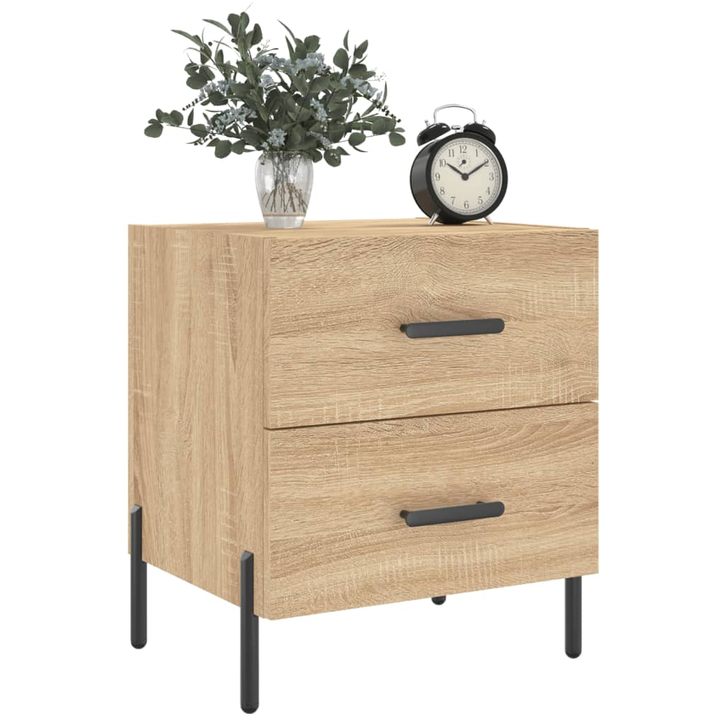 Bedside Cabinet Sonoma Oak 40x35x47.5 cm Engineered Wood