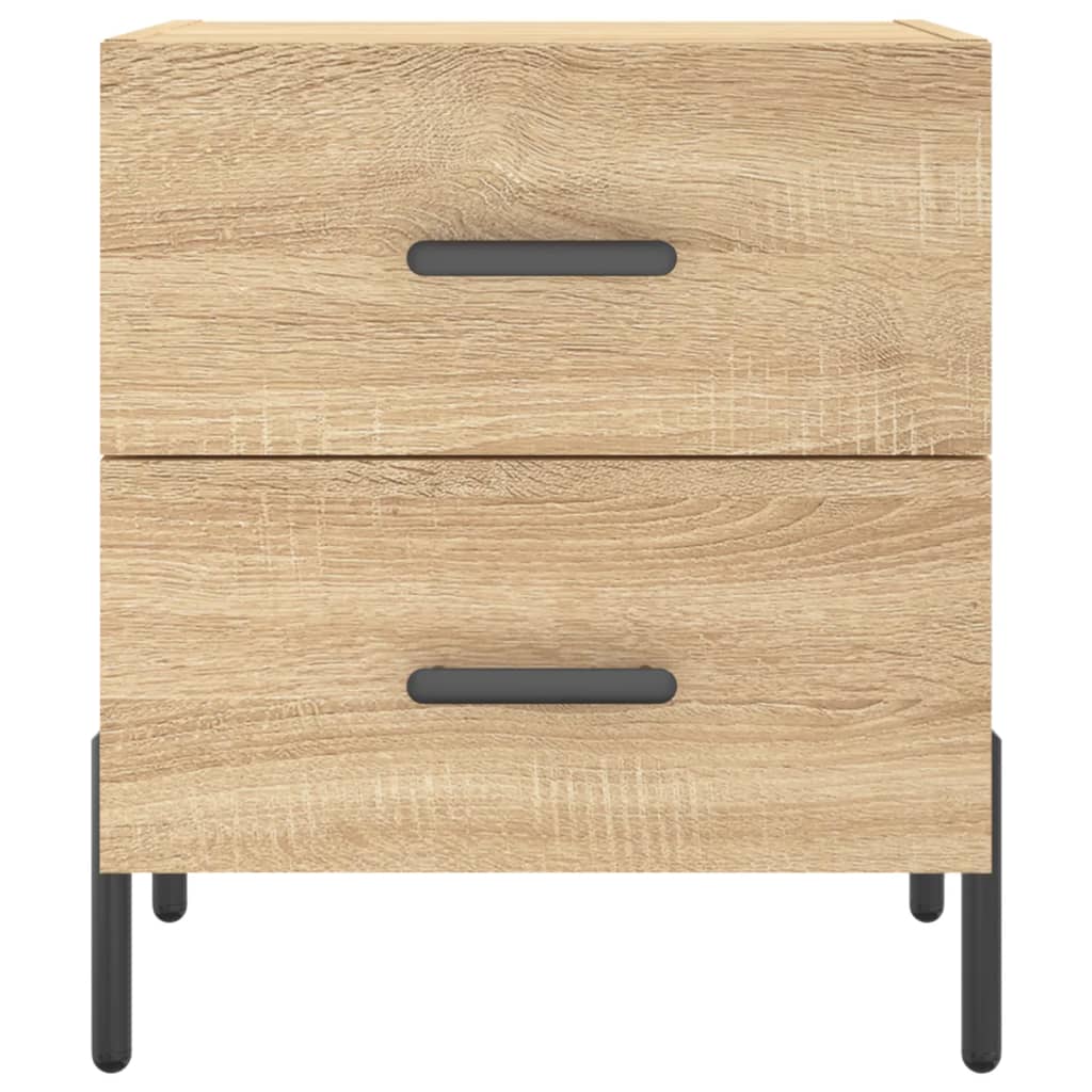 Bedside Cabinet Sonoma Oak 40x35x47.5 cm Engineered Wood