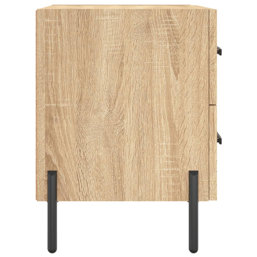 Bedside Cabinet Sonoma Oak 40x35x47.5 cm Engineered Wood