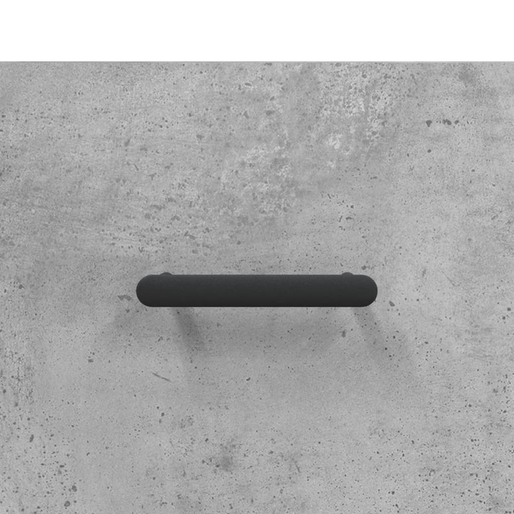 Bedside Cabinets 2 pcs Concrete Grey 40x35x47.5 cm Engineered Wood