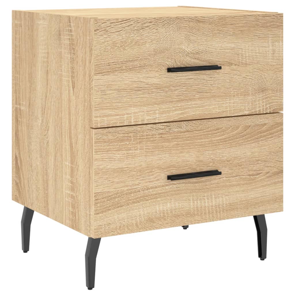Bedside Cabinet Sonoma Oak 40x35x47.5 cm Engineered Wood