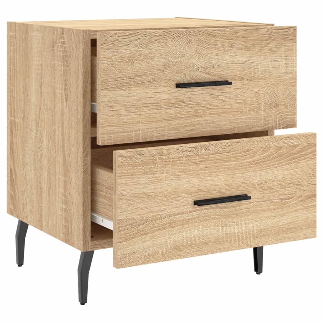 Bedside Cabinet Sonoma Oak 40x35x47.5 cm Engineered Wood