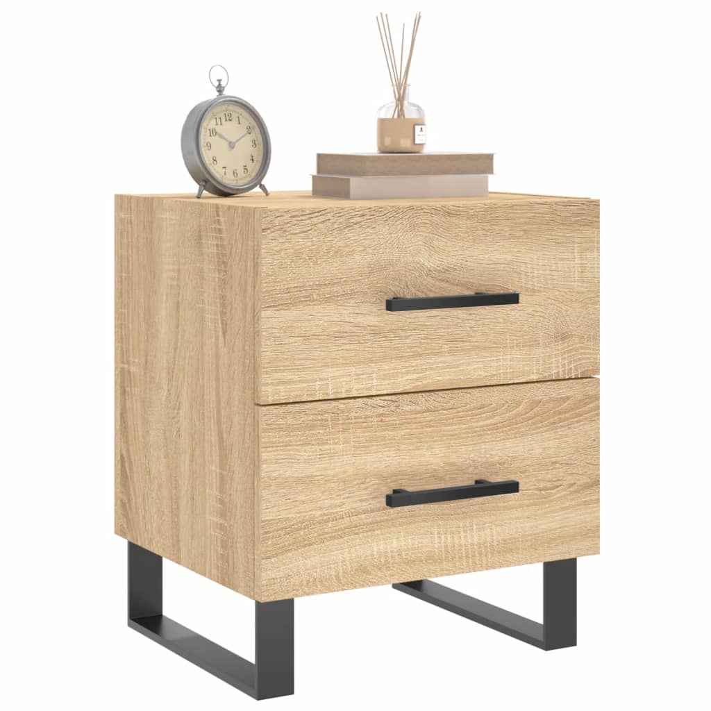 Bedside Cabinet Sonoma Oak 40x35x47.5 cm Engineered Wood