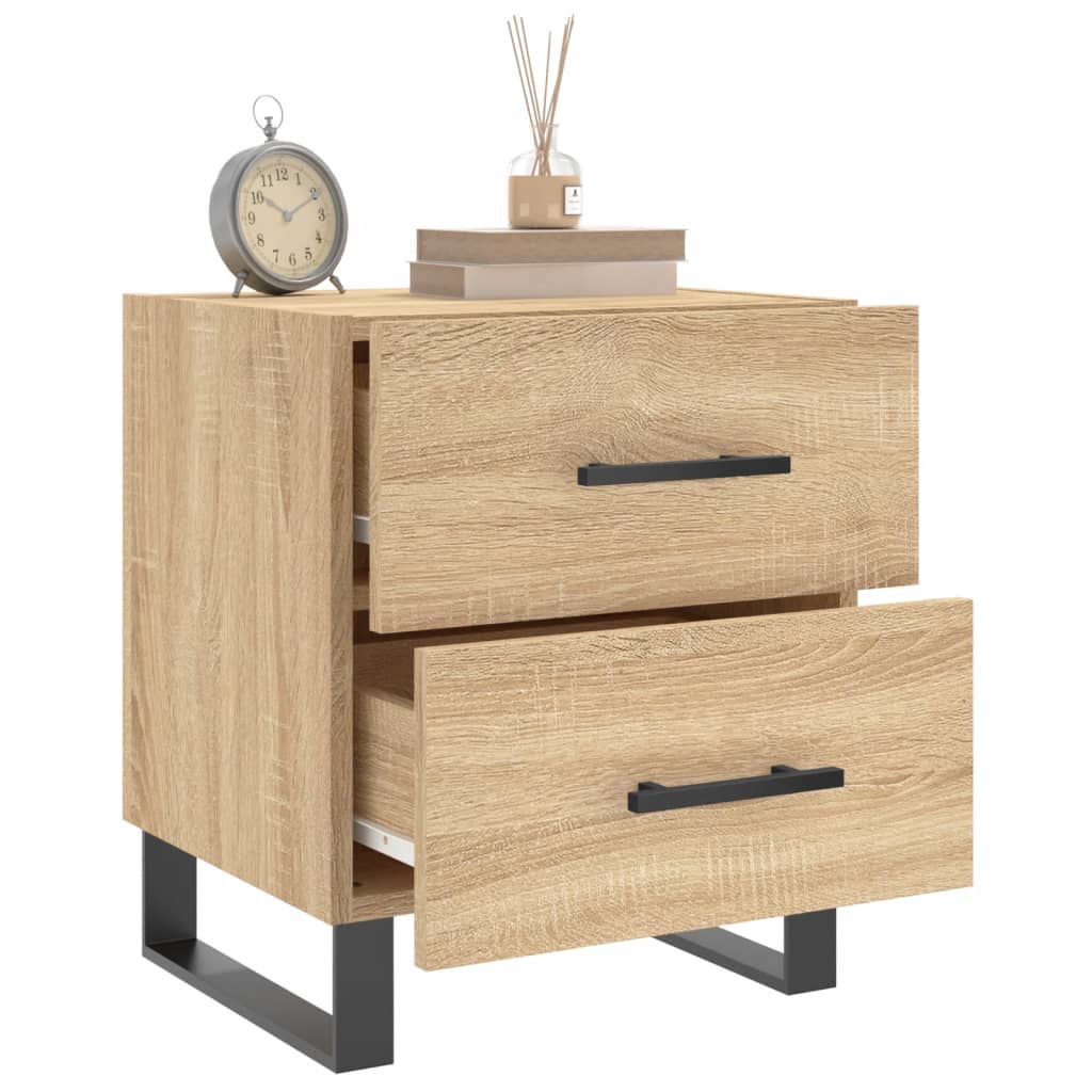 Bedside Cabinet Sonoma Oak 40x35x47.5 cm Engineered Wood