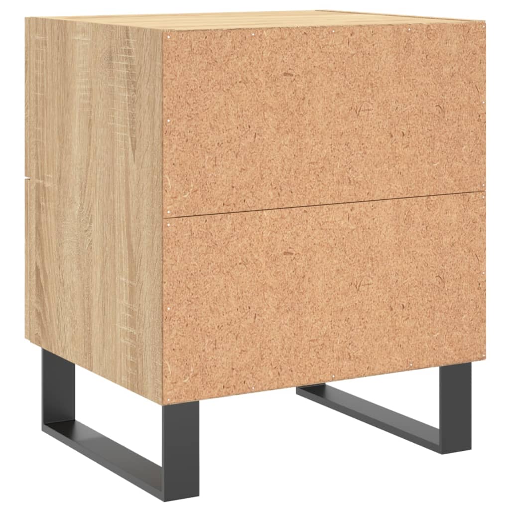 Bedside Cabinet Sonoma Oak 40x35x47.5 cm Engineered Wood