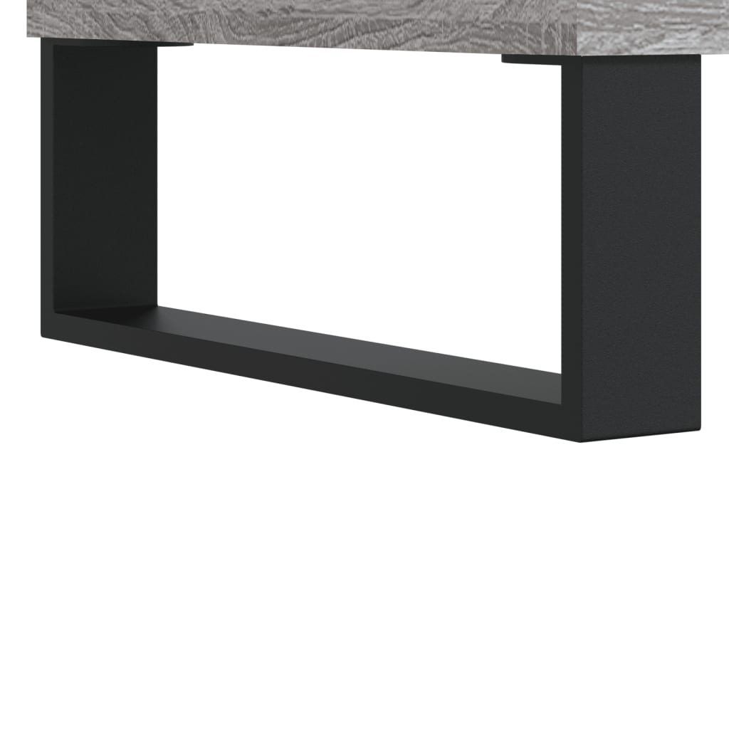 Bedside Cabinet Grey Sonoma 40x35x47.5 cm Engineered Wood