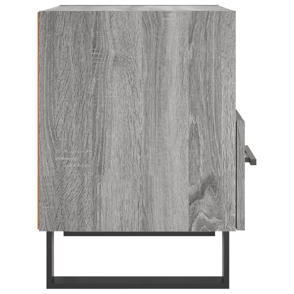Bedside Cabinet Grey Sonoma 40x35x47.5 cm Engineered Wood