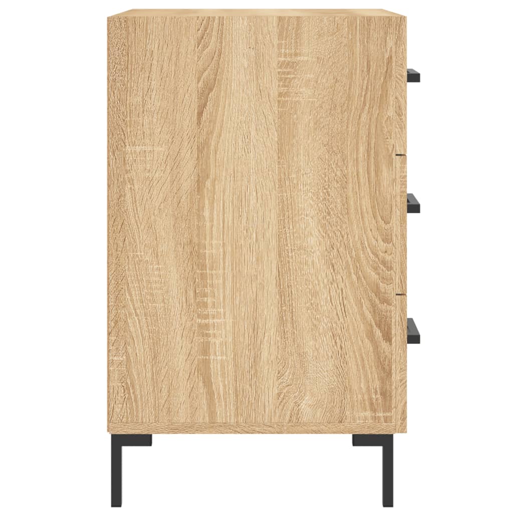 Bedside Cabinet Sonoma Oak 40x40x66 cm Engineered Wood
