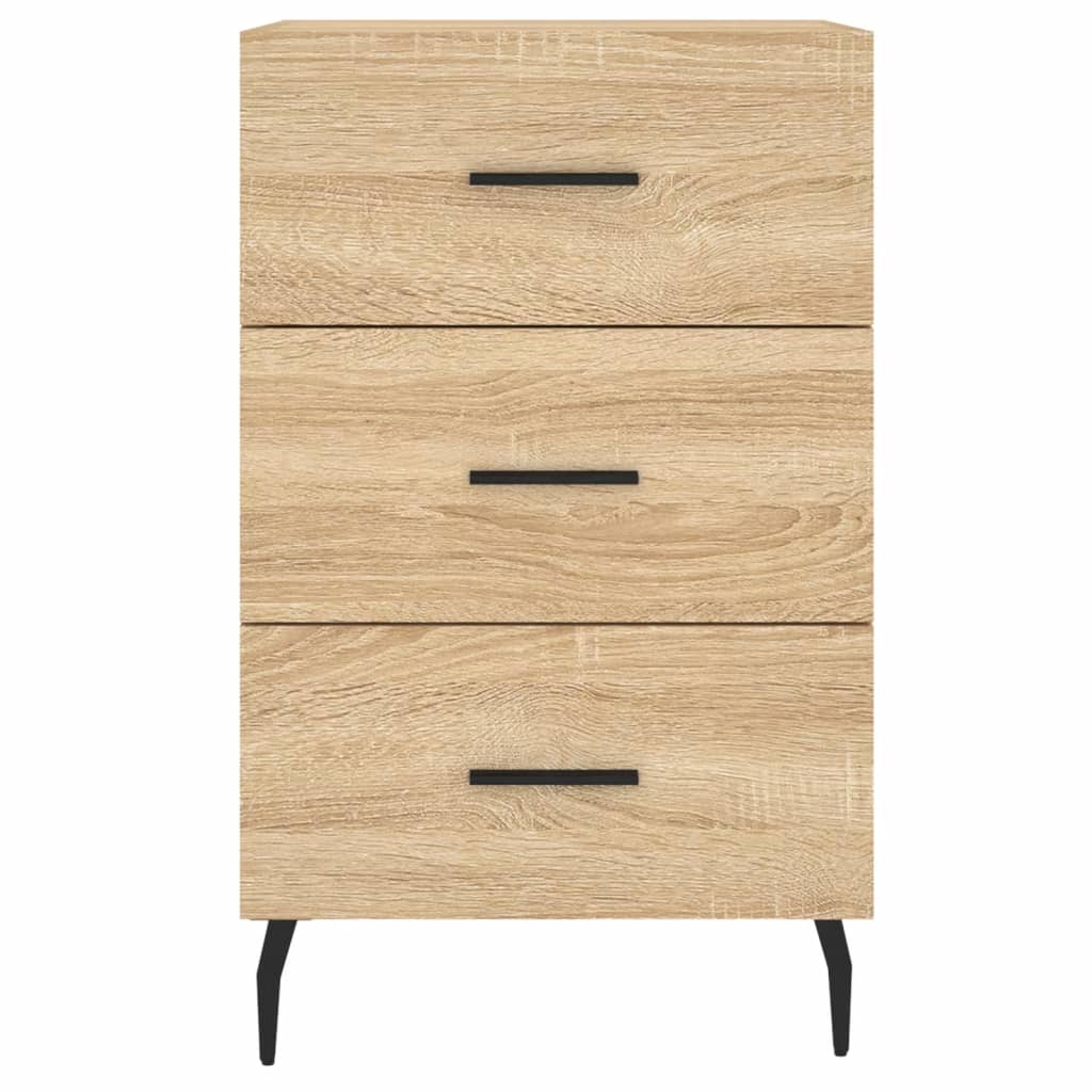 Bedside Cabinet Sonoma Oak 40x40x66 cm Engineered Wood