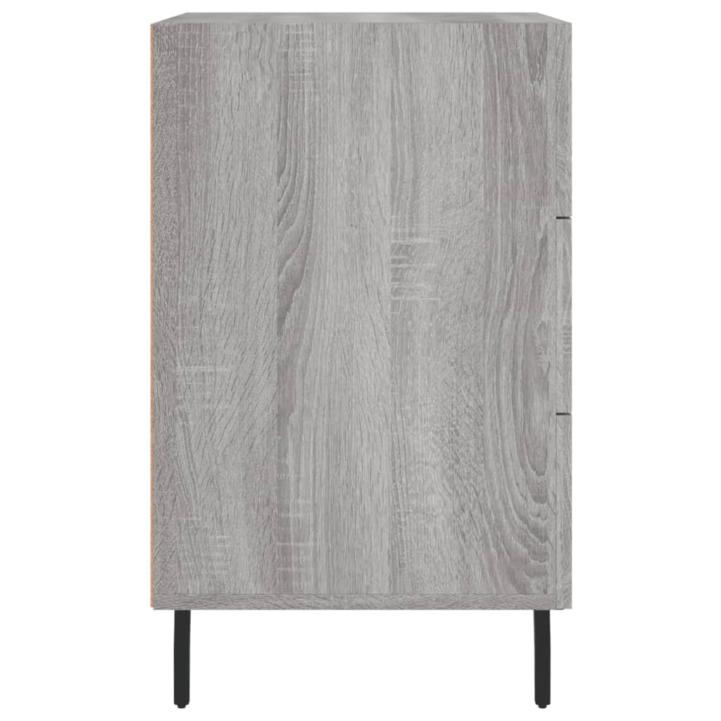 Bedside Cabinet Grey Sonoma 40x40x66 cm Engineered Wood