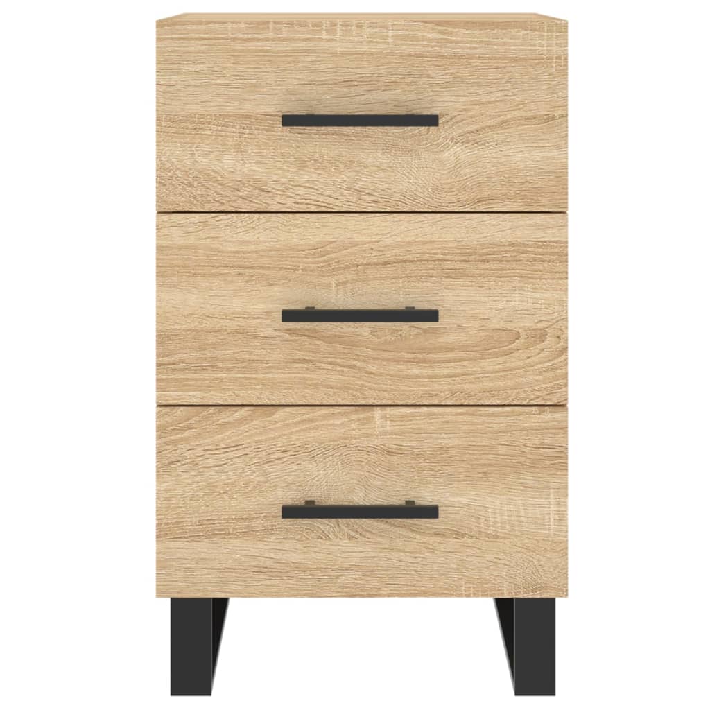 Bedside Cabinet Sonoma Oak 40x40x66 cm Engineered Wood