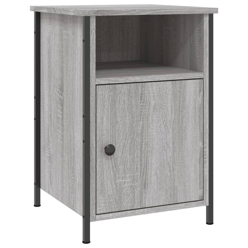 Bedside Cabinet Grey Sonoma 40x42x60 cm Engineered Wood