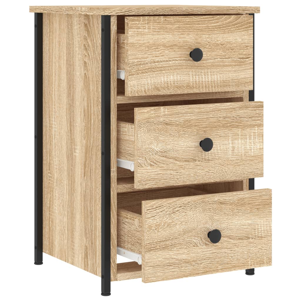 Bedside Cabinet Sonoma Oak 40x36x60 cm Engineered Wood