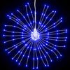 Christmas Starburst Lights 140 LEDs 8 pcs Blue 17 cm