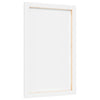 Stretched Canvases 12 pcs White Fabric and Solid Wood Pine