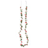 Christmas Flower Garlands 6 pcs Spring Rose 250 cm