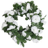 Christmas Flower Garlands 6 pcs Spring White 250 cm