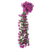 Christmas Flower Garlands 3 pcs Light Purple 85 cm