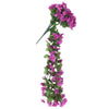 Christmas Flower Garlands 3 pcs Light Purple 85 cm