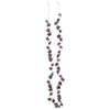 Christmas Flower Garlands 6 pcs Light Purple 240 cm