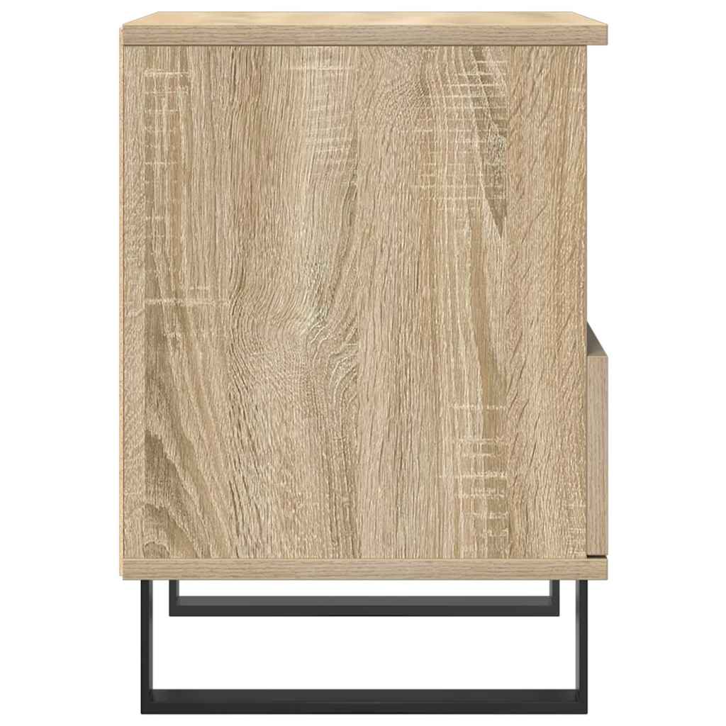 Bedside Cabinet Sonoma Oak 40x35x50 cm Engineered Wood