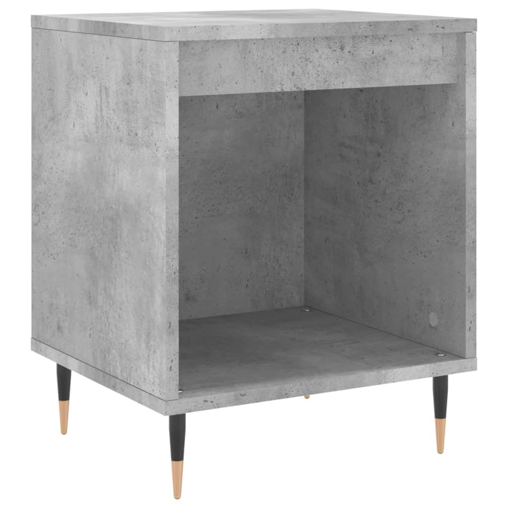 Bedside Cabinets 2 pcs Concrete Grey 40x35x50 cm Engineered Wood