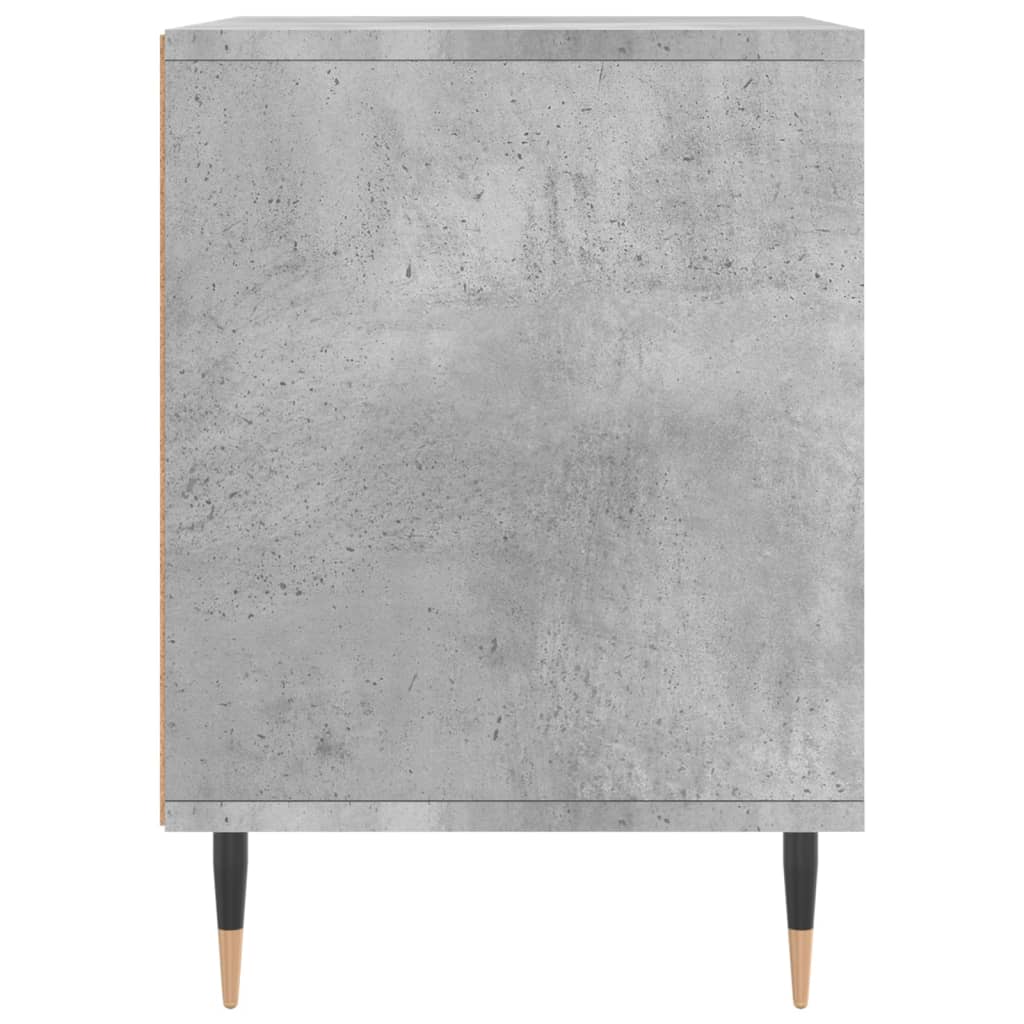 Bedside Cabinets 2 pcs Concrete Grey 40x35x50 cm Engineered Wood