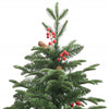 Artificial Hinged Christmas Tree with Cones and Berries 210 cm