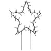 Christmas Light Decorations with Spikes 3 pcs Star 50 LEDs 29 cm