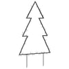 Christmas Light Decoration with Spikes Tree 80 LEDs 60 cm