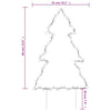 Christmas Light Decoration with Spikes Tree 80 LEDs 60 cm