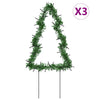 Christmas Light Decorations with Spikes 3 pcs Tree 50 LEDs 30 cm