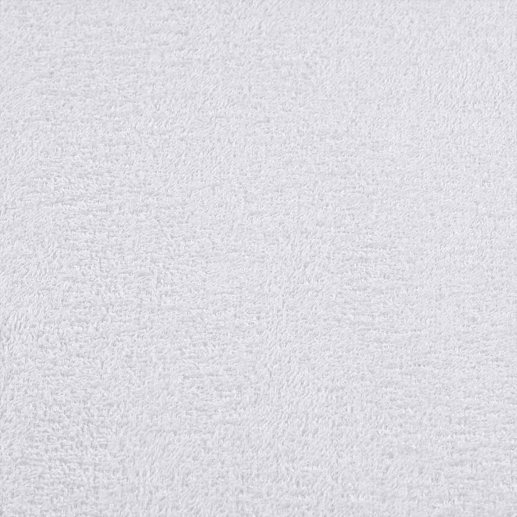 12 Piece Towel Set "FROGN" White 100% Cotton