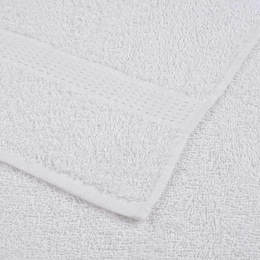 12 Piece Towel Set "FROGN" White 100% Cotton