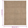 Jute Sacks 10 pcs 100x110 cm 100% Jute 220 gsm