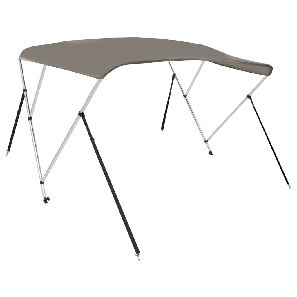 3-bow Bimini Top Grey 183x140x137 cm