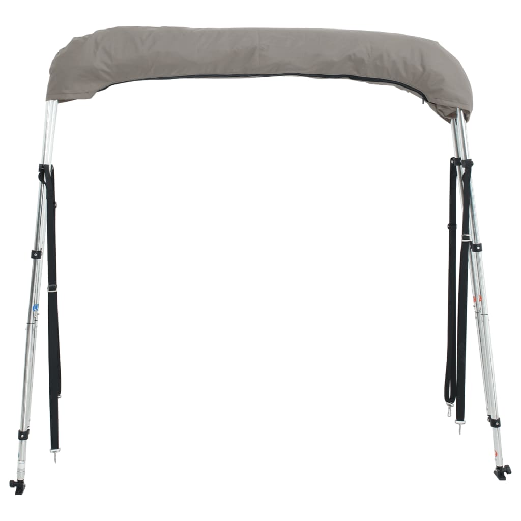 3-bow Bimini Top with Sidewalls 183x(137-152)x137 cm